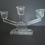 Pair of crystal candlesticks