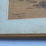 Watercolor painting Carquairanne