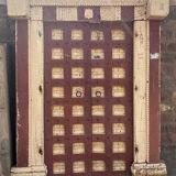 Indian door in teak, piece and patina of origin