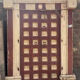 Indian door in teak, piece and patina of origin