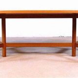 Large Scandinavian modern teak coffee table from Rasmus Solberg, 1960s