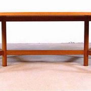 Large Scandinavian modern teak coffee table from Rasmus Solberg, 1960s
