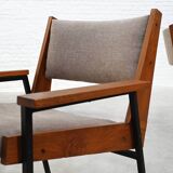 Modernist Armchairs, 1950s, Set of 2