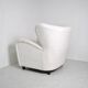 Boucle wing chair