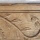 18th century carved wooden plaque bas-relief panel