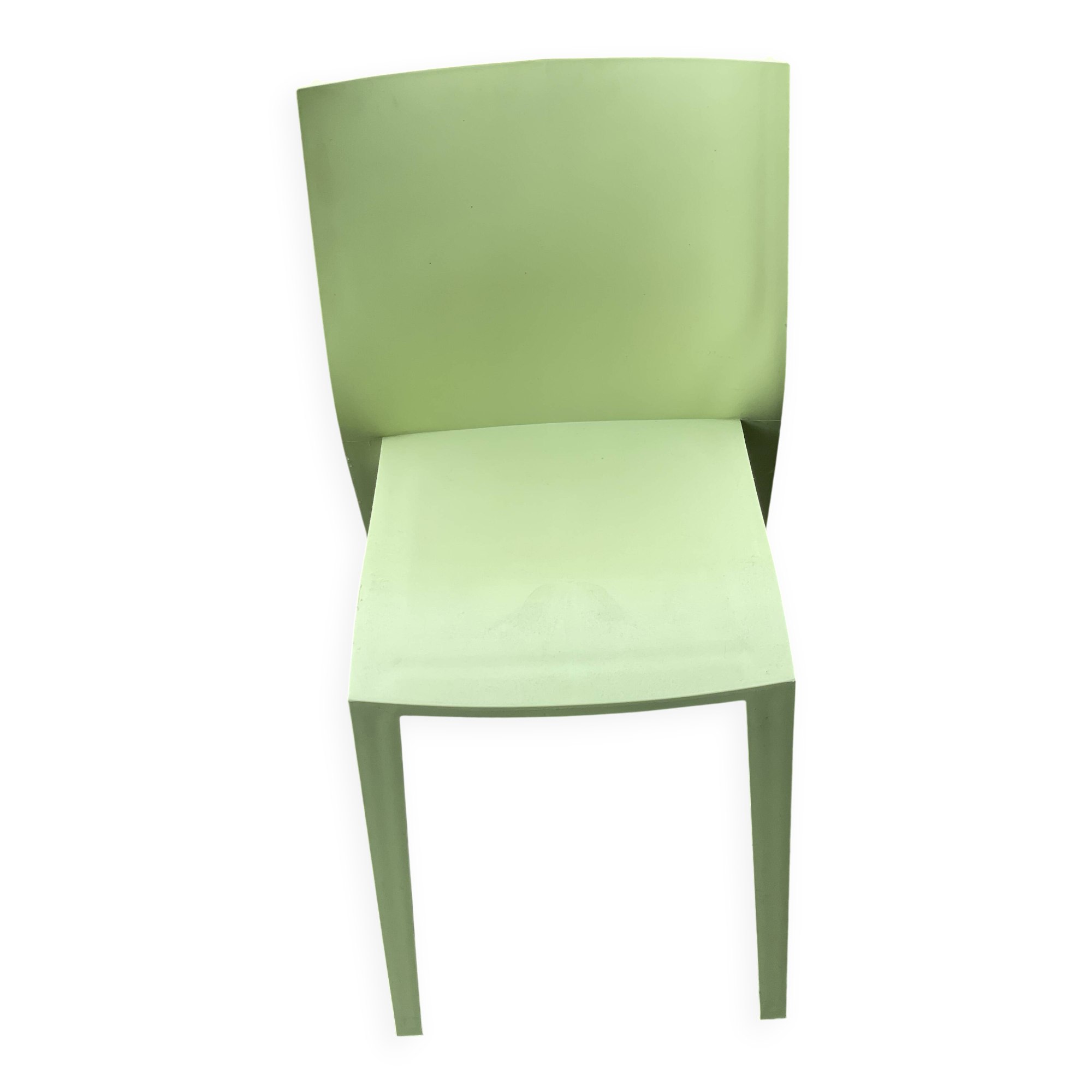 Slick-slick Starck pistachio chairs (set of 7)