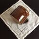Old glazed creamer brown