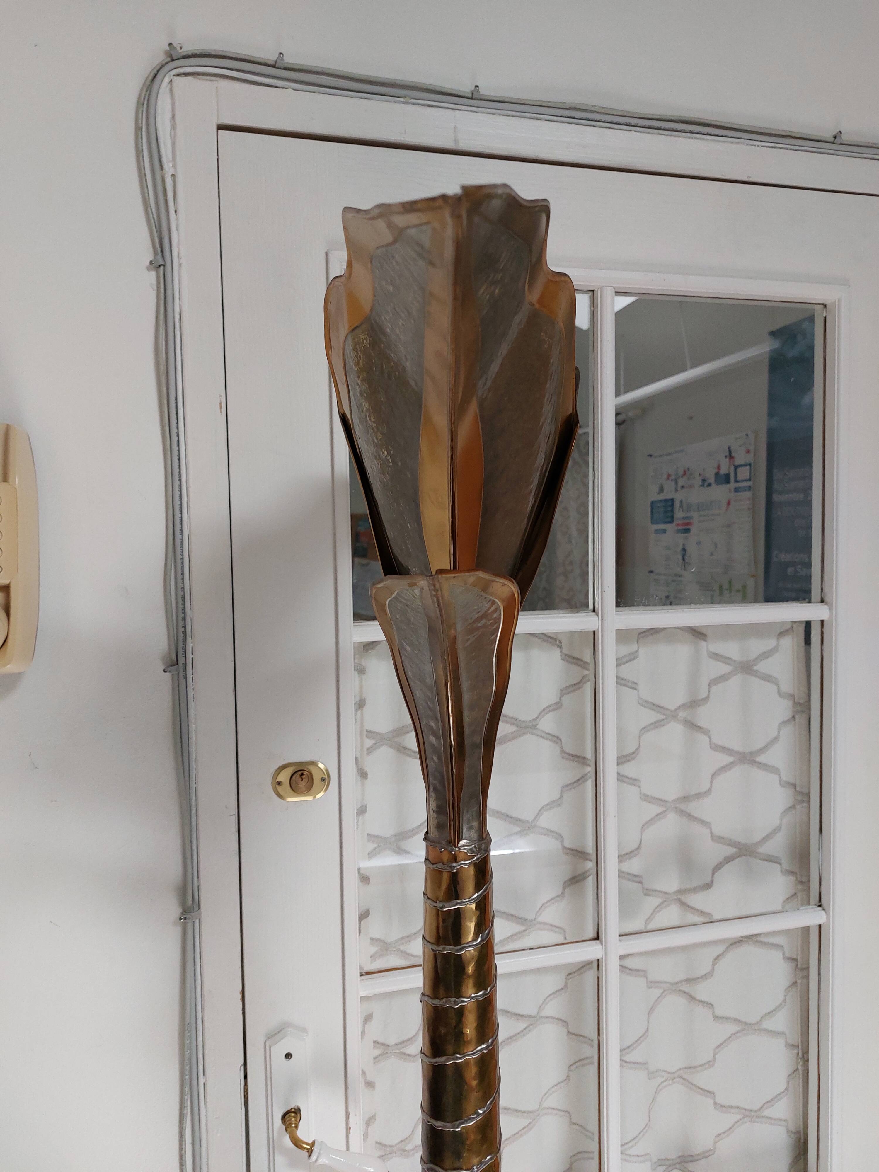 Palmier Floor Lamp by Henri Fernandez for Honoré, France, 1970s