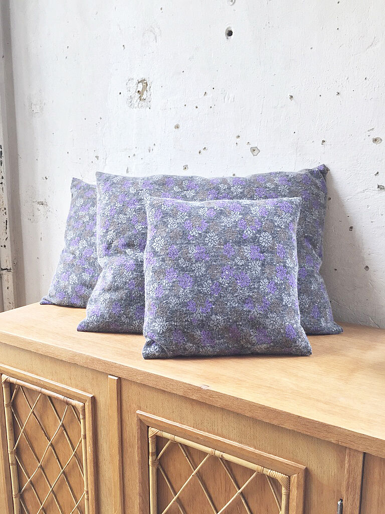 Antique fabric cushions