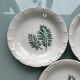 Set of three palm plates Digoin