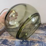 Vintage olive green pendant lamp