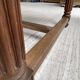Solid walnut farmhouse castle table 1900 XXL