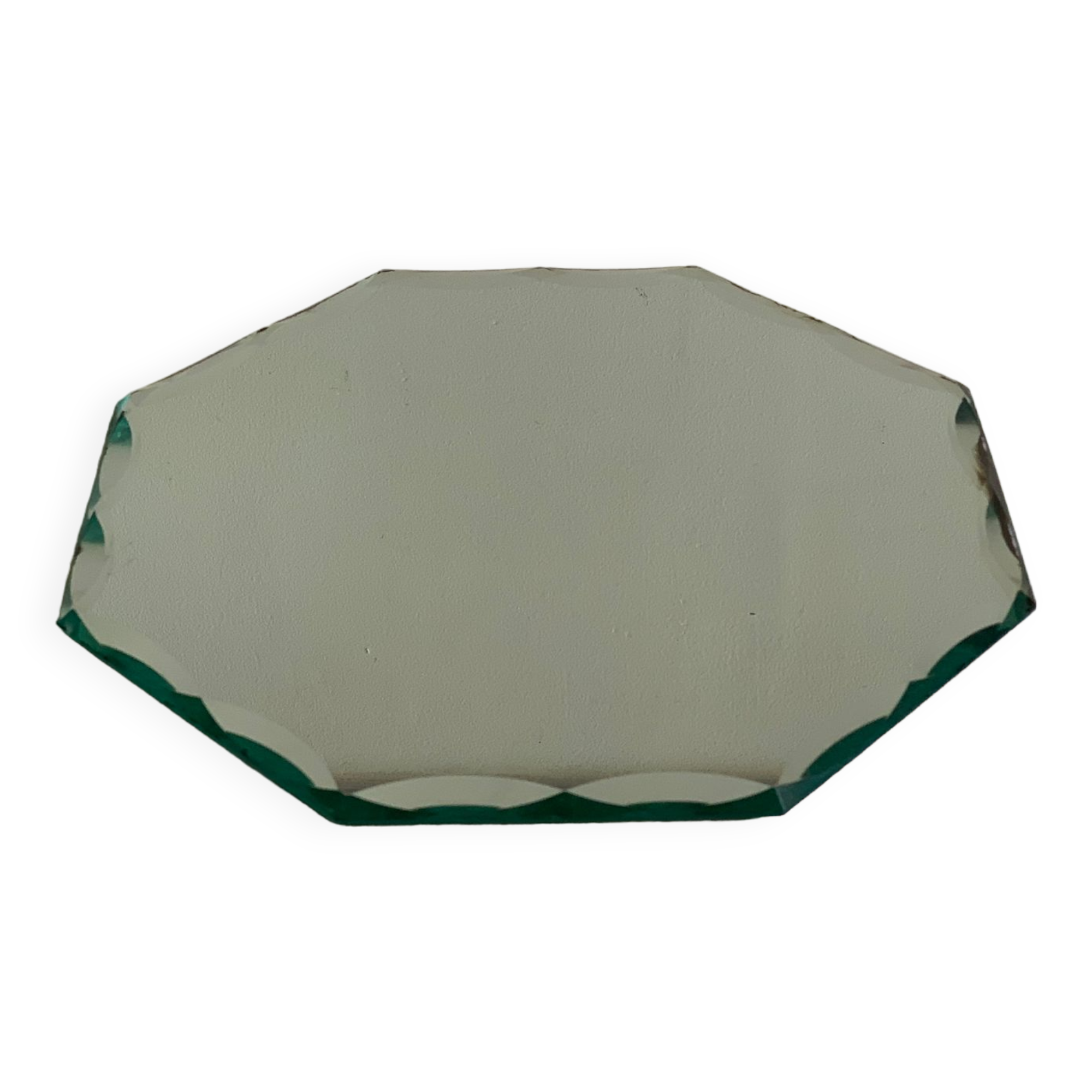 Beveled mirror tray