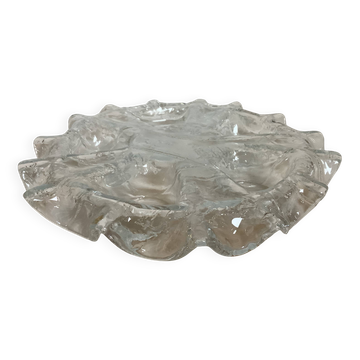 Candle holder from Muurla glass, Scandinavian Finland