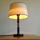 Great lamp to ask  brass, leather and paper 1950