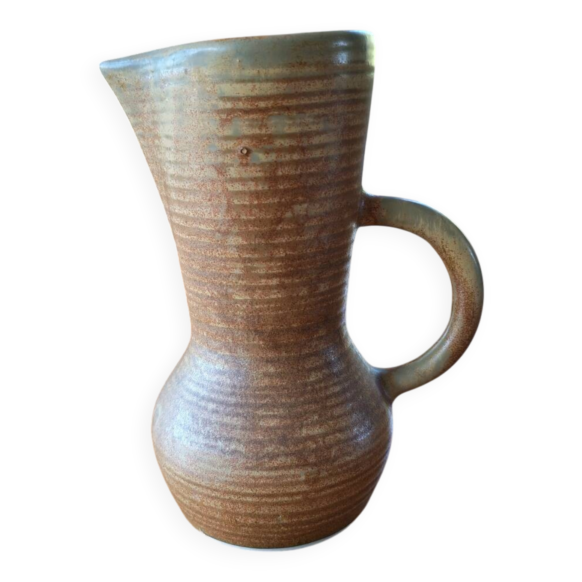 Vintage stoneware jug Crespo Digoin