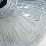 Pair of pressed glass cups