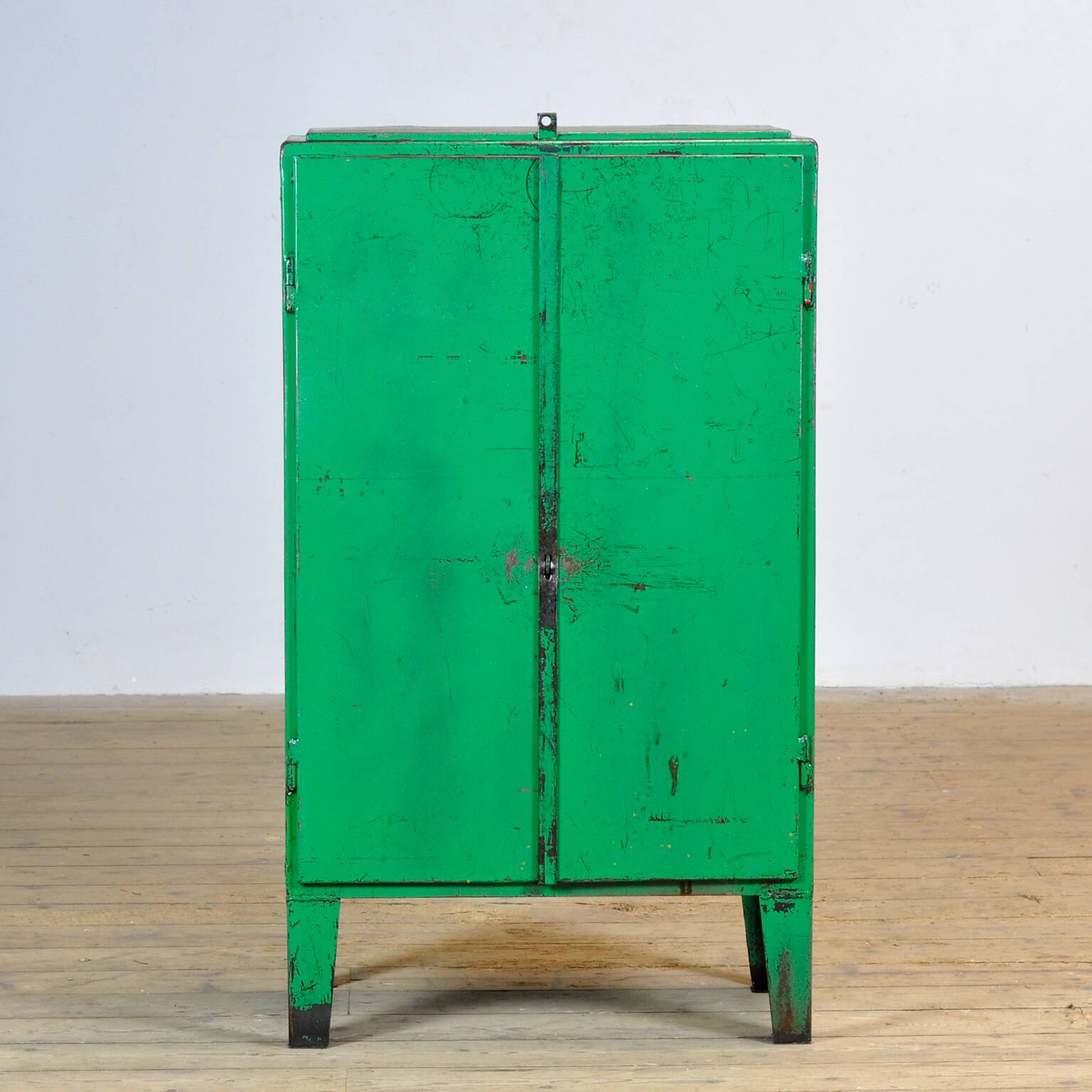 Industrial wrought iron cabinet, 1960s