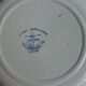 Lot of 6 hollow plates earthenware Creil Montereau décor Marie Louise
