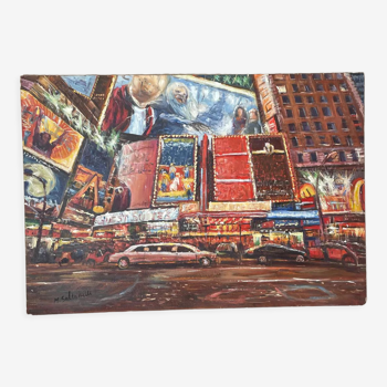 New York Limousine Oil Painting