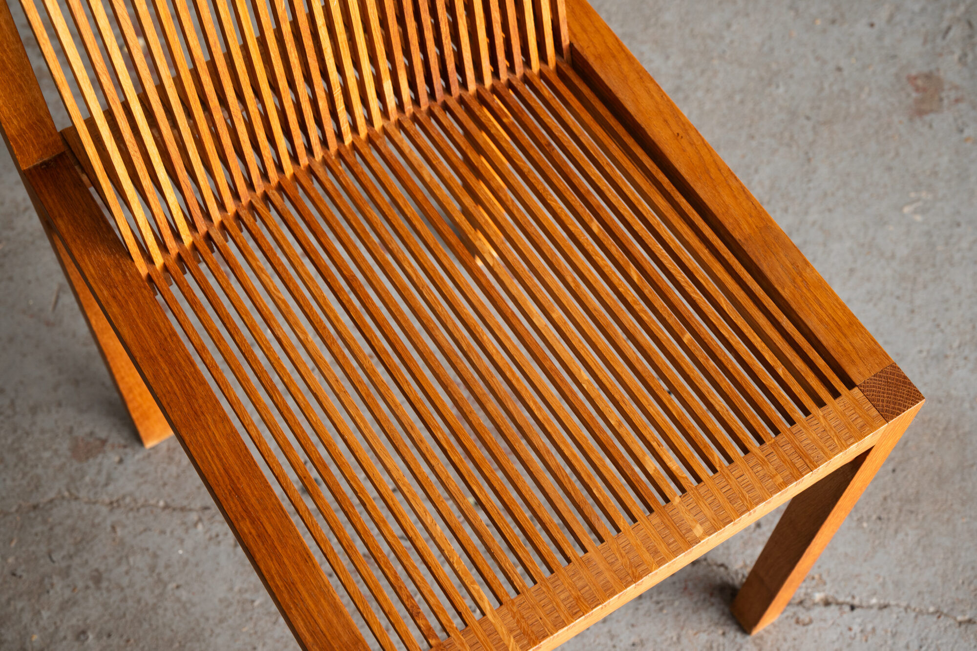 Chaise latérale 'Latjesstoel' par Ruud-Jan Kokke