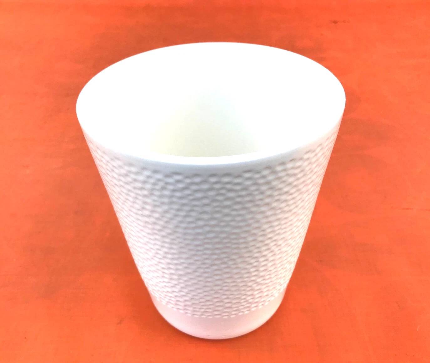 Plant pot / decorative pot glazed terracotta
