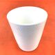 Plant pot / decorative pot glazed terracotta