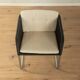 D44 cantilever chair by Tecta, 1980s, black mesh, chrome frame