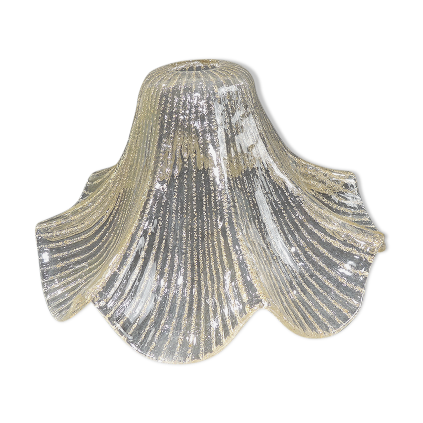 Glass suspension amber/vintage glass