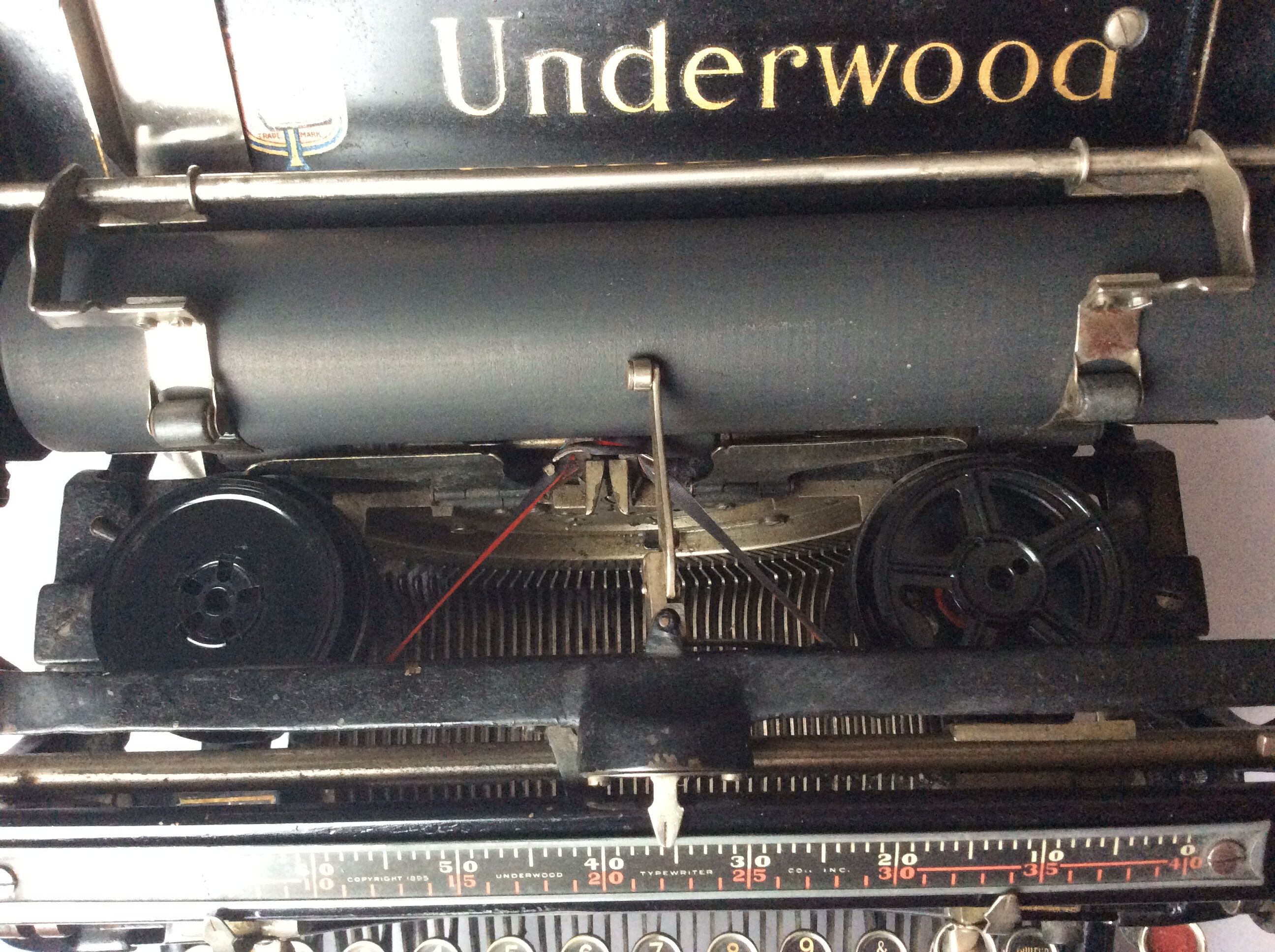 Old Underwood typewriter