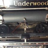 Old Underwood typewriter