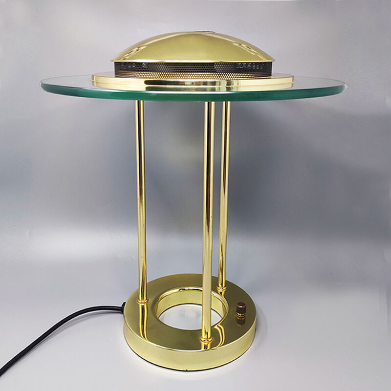 1980s Robert Sonneman "Saturn" Table Lamp for Gerorge Kovacs