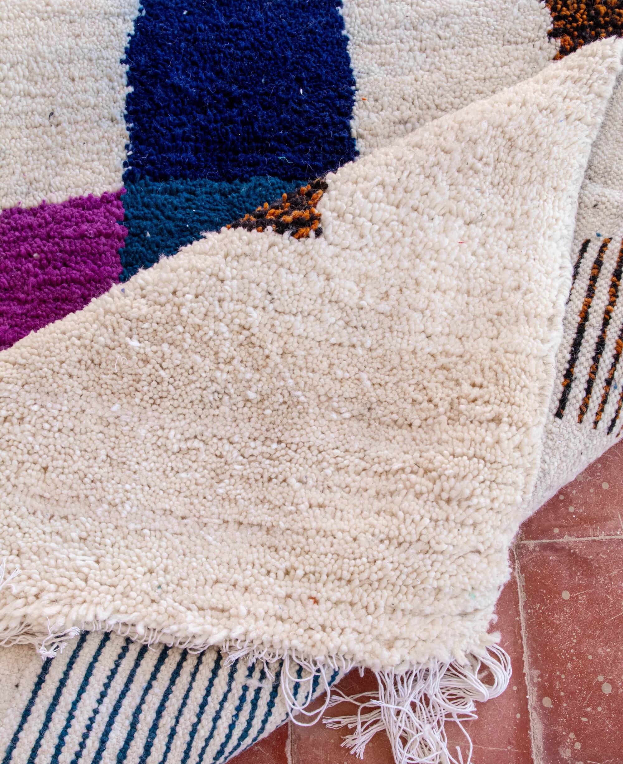 Tapis berbère marocain Beni Ourain 240X160cm