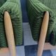 Set of 2 green relax chairs 1960s