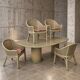 Rohé Noordwolde dining set / table / 4 x matching chairs / 1980s / very good condition