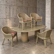 Rohé Noordwolde dining set / table / 4 x matching chairs / 1980s / very good condition