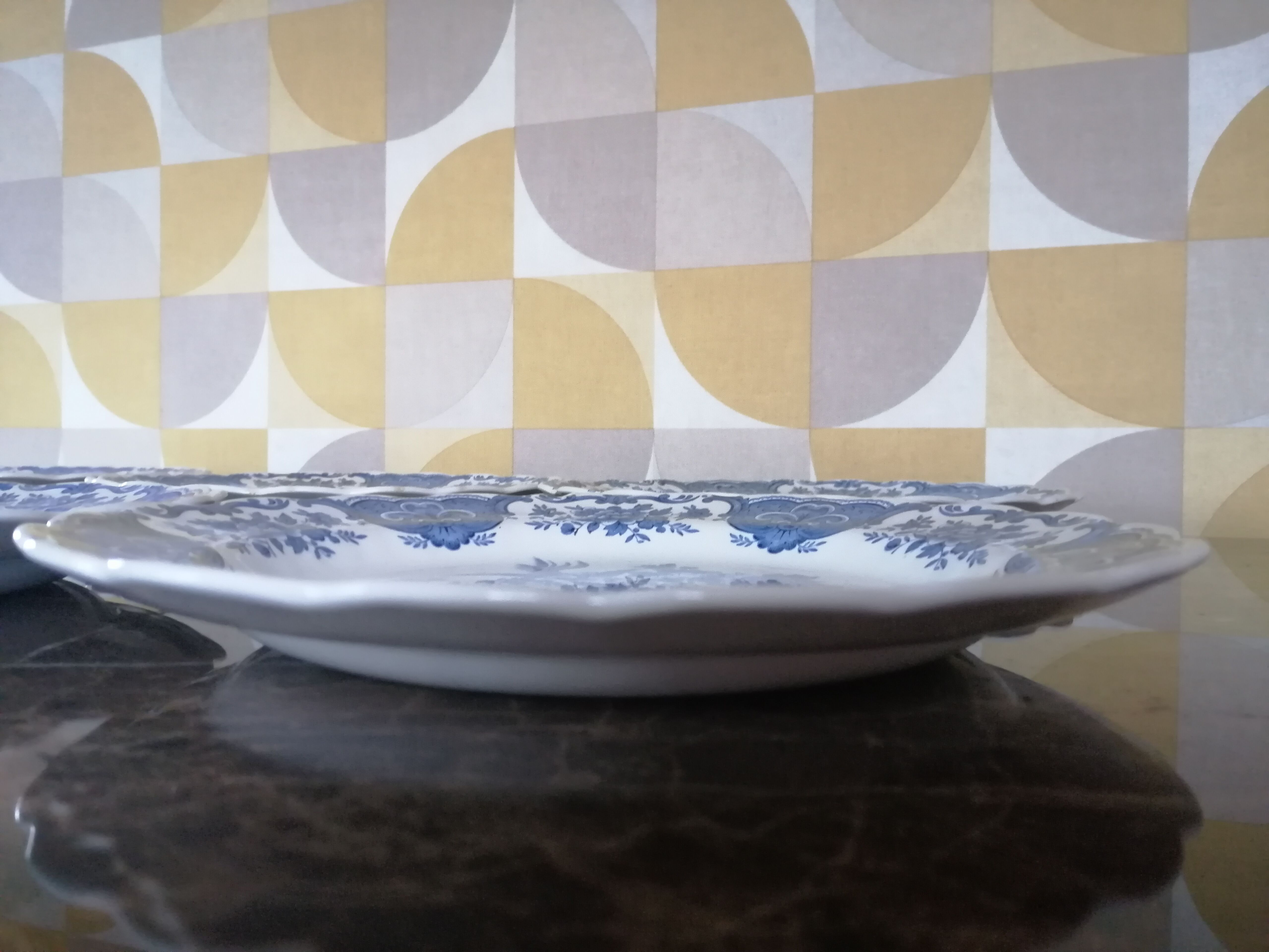 Lot of 6 flat plates Ridgway Staffordshire England