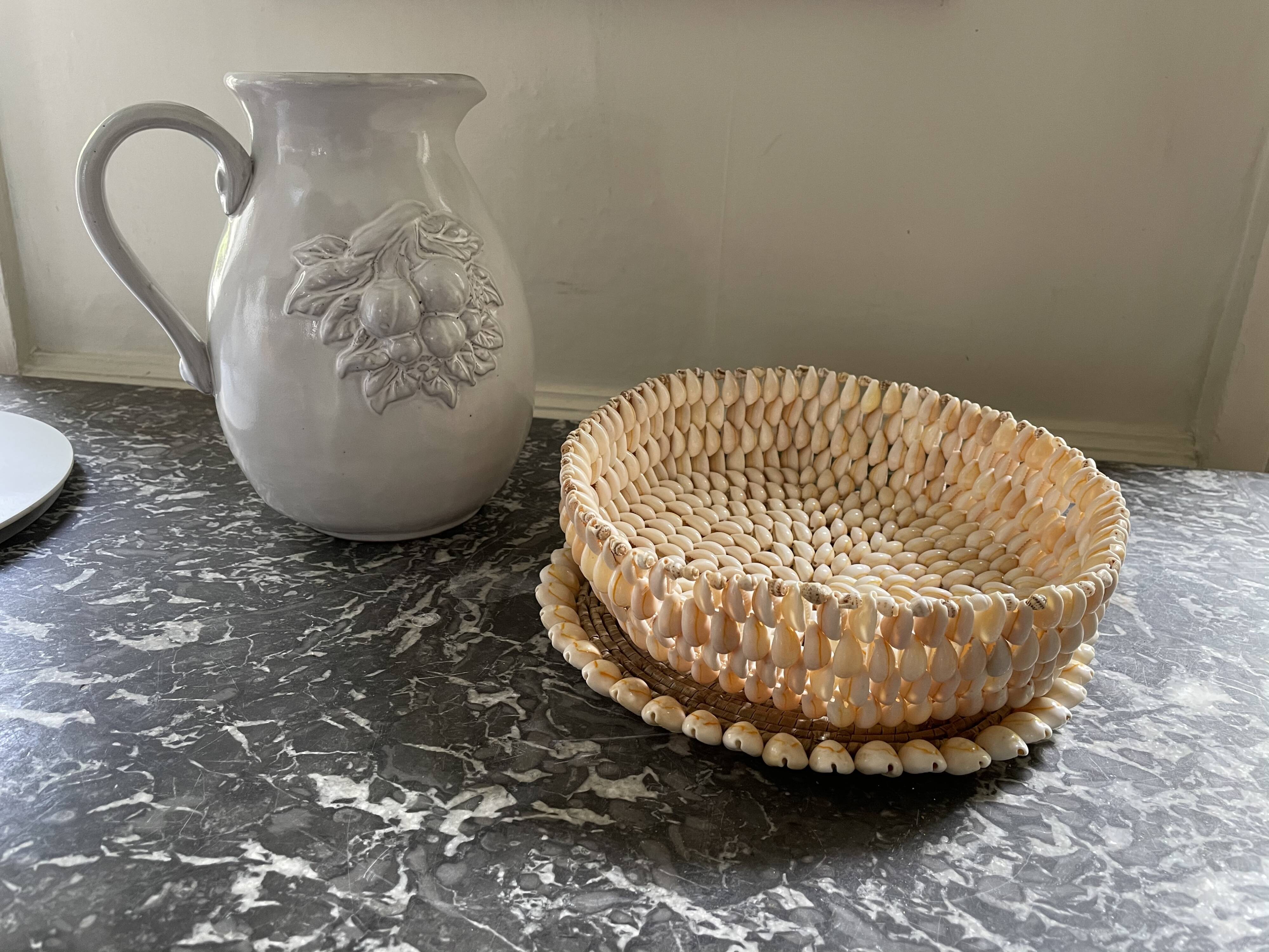 Table mat vintage seashell