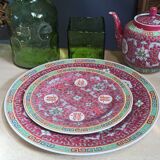Vintage Mun Chou Longevity Chinese Plates