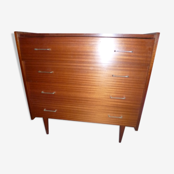 Commode vintage pieds compas 1960