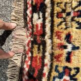 Old kurdish carpet, multicolored, circa 1880