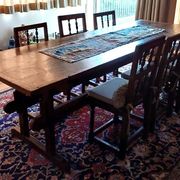 Old refectory table in solid oak, 17th–18th century