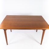 Table à manger en teck avec des extensions de design danois des années 1960.