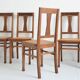 Suite de 6 chaises anciennes Art Déco, 1930
