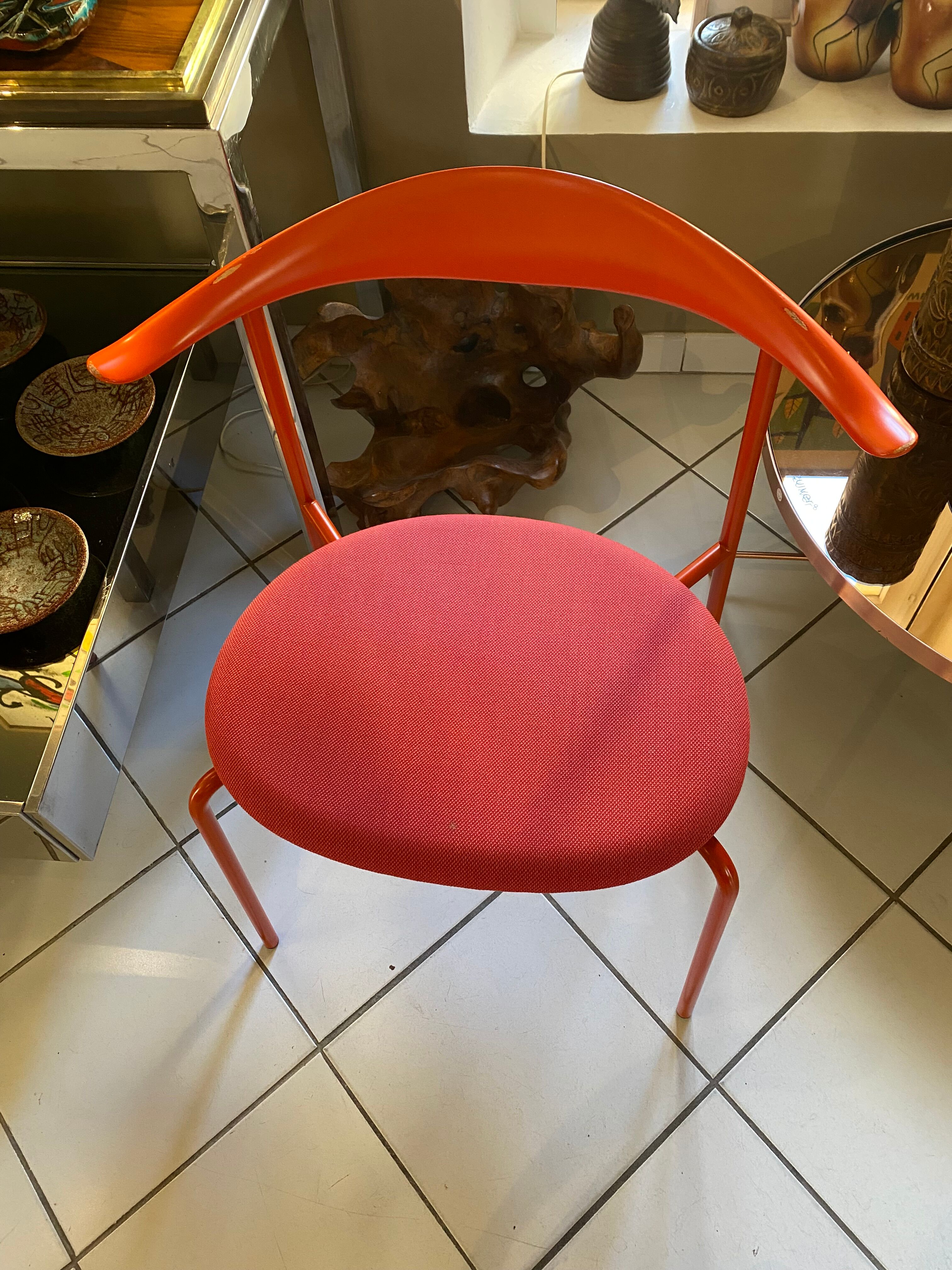 Red Carl Hansen chair
