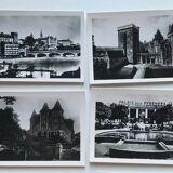 Set of 10 old photos in Pau bromide from the 30s