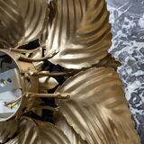 Wall light golden flower
