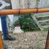 Old bamboo style mirror