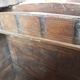 Old Vintage Indian Box on Wooden Wheels Early 20th S