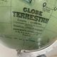 Globe terrestre J.Forest verre vintage 1950 mappemonde - 37 cm